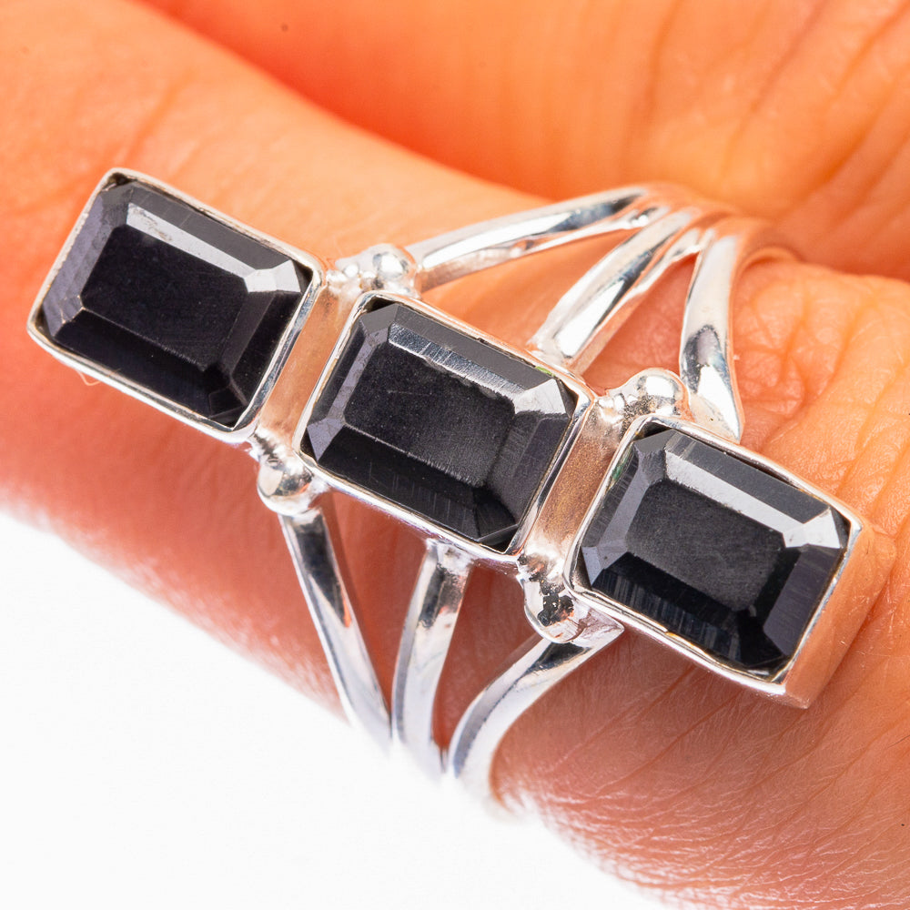 Hematite Ring Size 7.25 (925 Sterling Silver) R142117