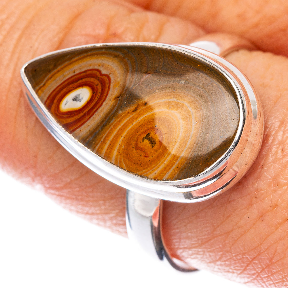 Imperial Jasper Ring Size 9 (925 Sterling Silver) R1552
