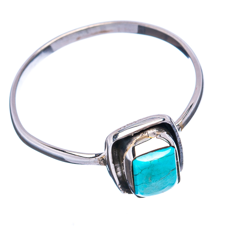 Sonoran South Hill Turquoise Dainty Ring Size 8.75 (.925 Sterling Silver)