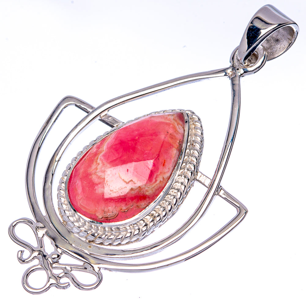 Asc Premium Rhodochrosite Pendant 1 3/4" (925 Sterling Silver) P42267