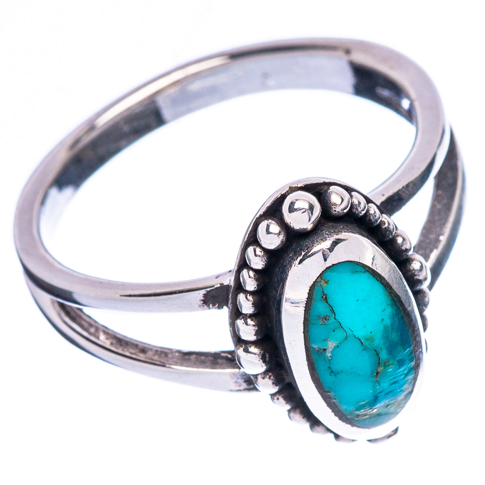 Arizona Turquoise 925 Sterling Silver Ring Size 6.75 Ana Co R2525