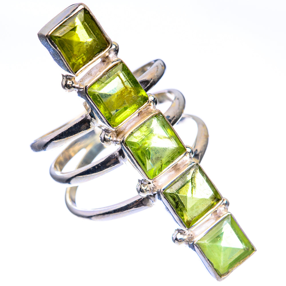 Large Peridot Ring Size 8 (925 Sterling Silver) RING143456