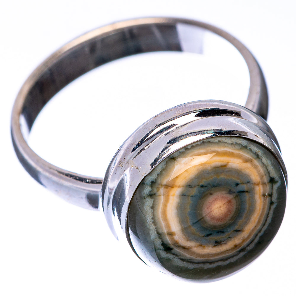 Ocean Jasper Ring Size 6.5 (925 Sterling Silver) R145138