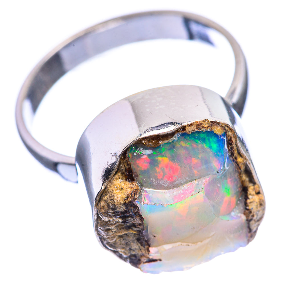 Raw Ethiopian Opal Ring Size 8.75 (925 Sterling Silver) R141966