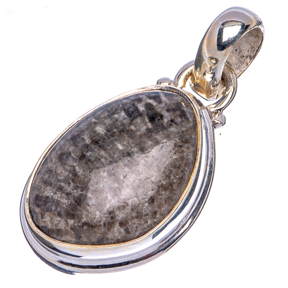 Stingray Coral Pendant 1 1/4" (.925 Sterling Silver)