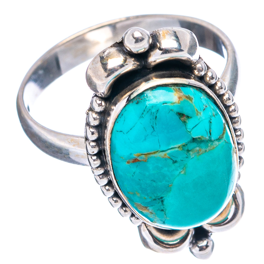 Mohave Turquoise Ring Size 6.75 (.925 Sterling Silver)