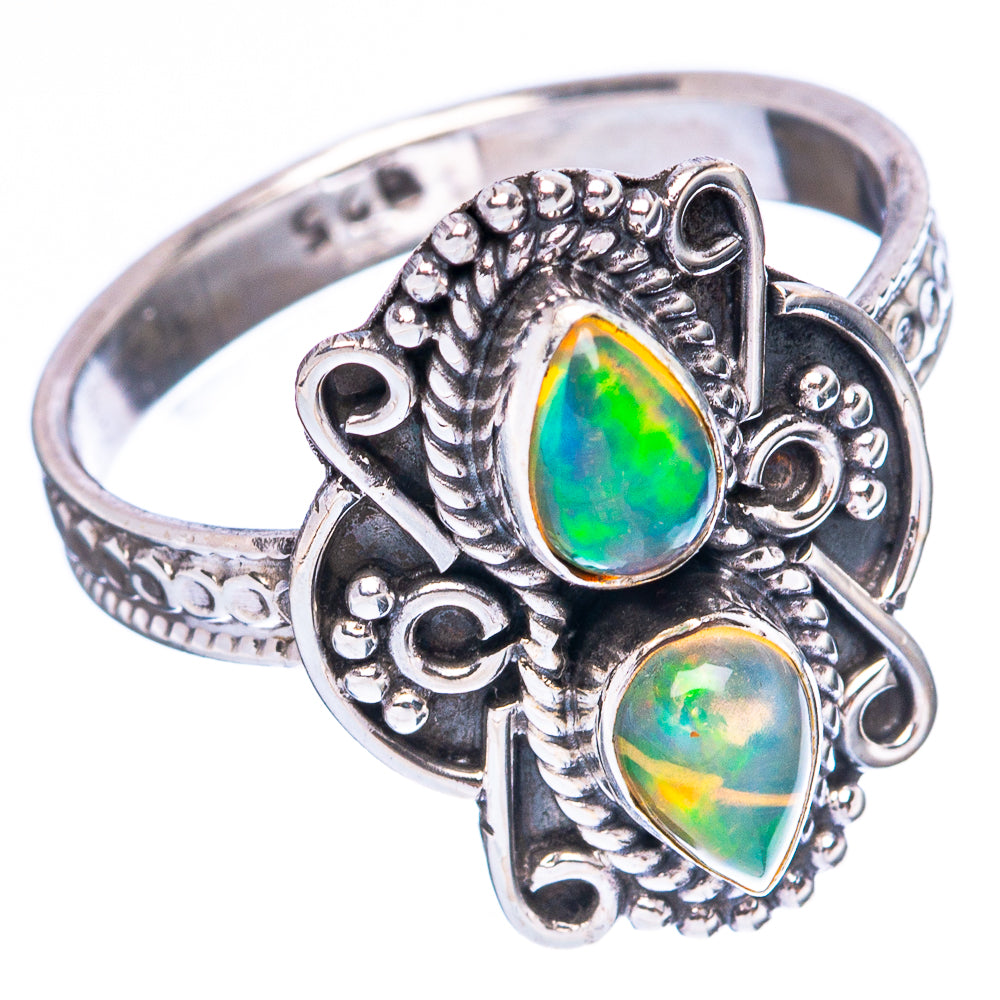 Rare Ethiopian Opal Ring Size 7 (925 Sterling Silver) R4078