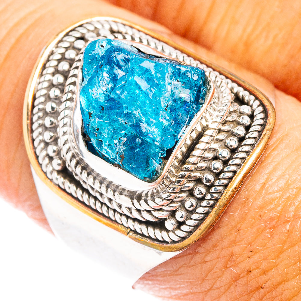 (Classic Series) Apatite Ring Size 9 (.925 Sterling Silver)