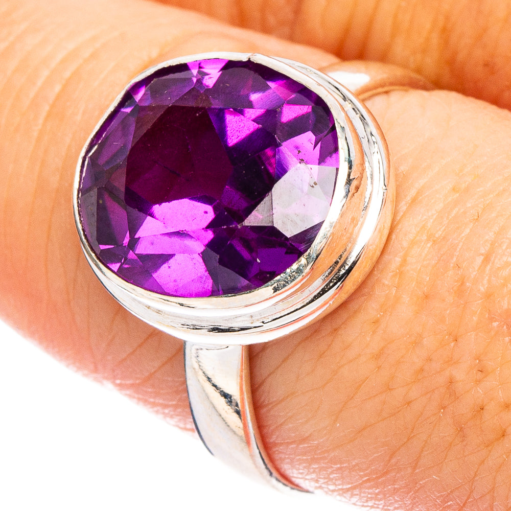 Brazilian Amethyst Ring Size 8.75 (.925 Sterling Silver)