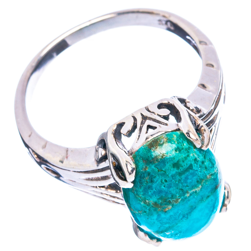 Rare Arizona Turquoise Ring Size 8 (925 Sterling Silver) R4723