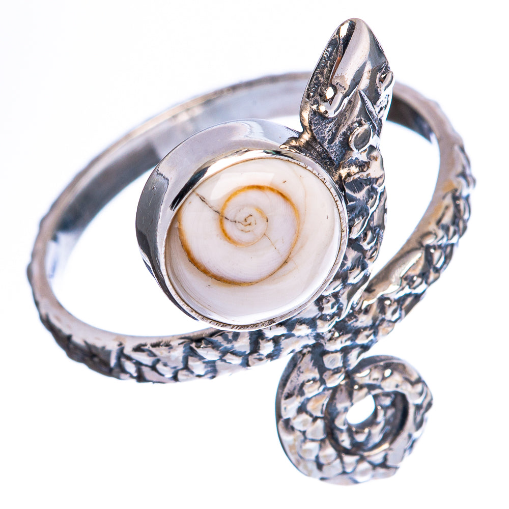 Value Shiva Eye Snake Ring Size 7.75 (925 Sterling Silver) R3189