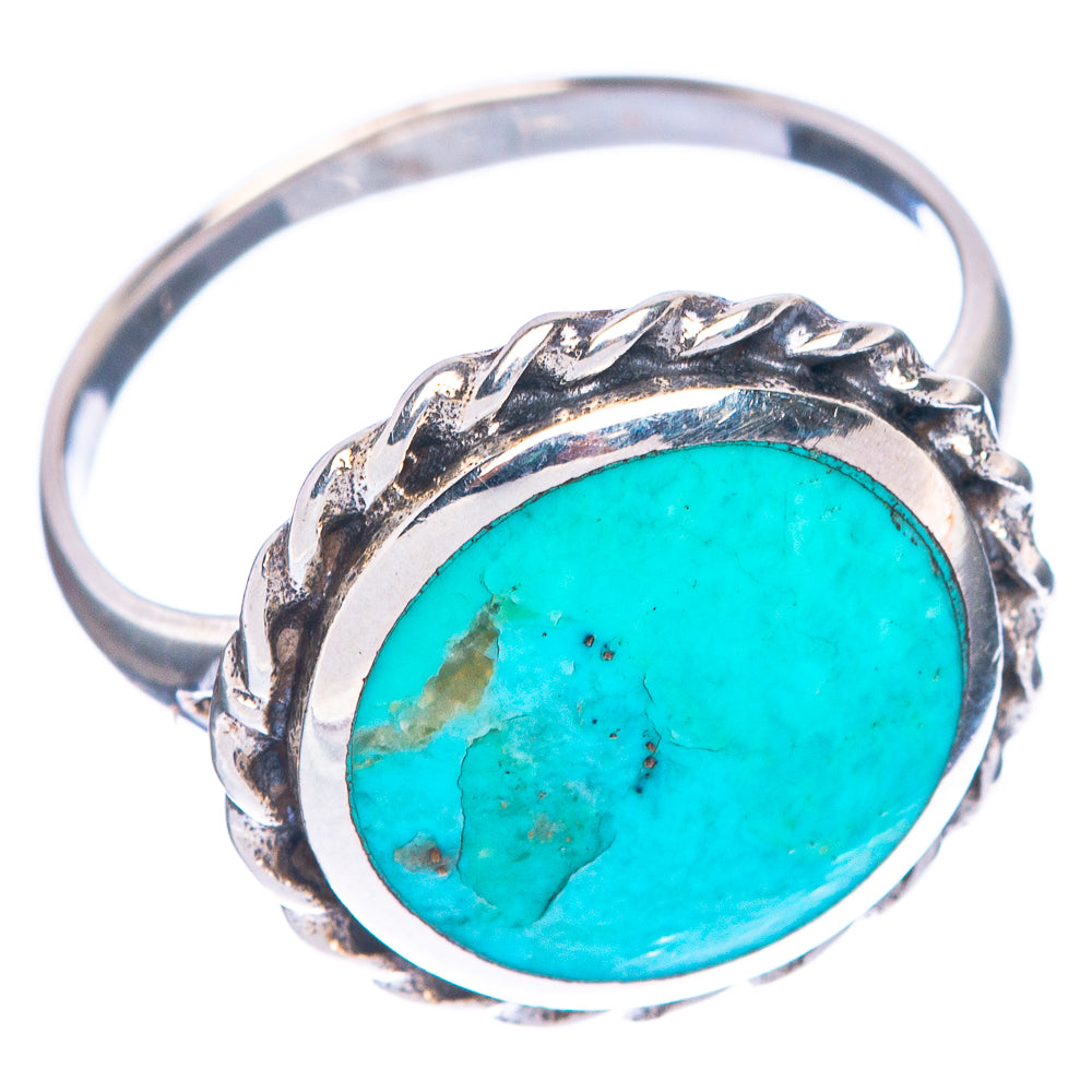 Arizona Turquoise Ring Size 7.75 (925 Sterling Silver) R1100