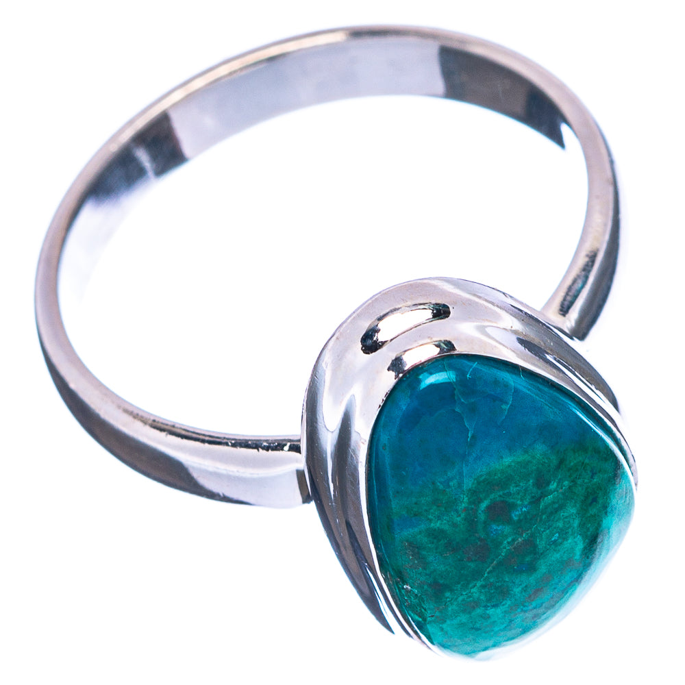 Chrysocolla Ring Size 7 (.925 Sterling Silver)