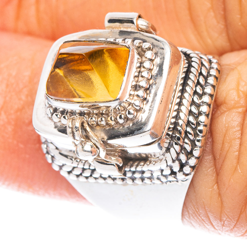 Poison Citrine Ring Size 6 (925 Sterling Silver) R6901