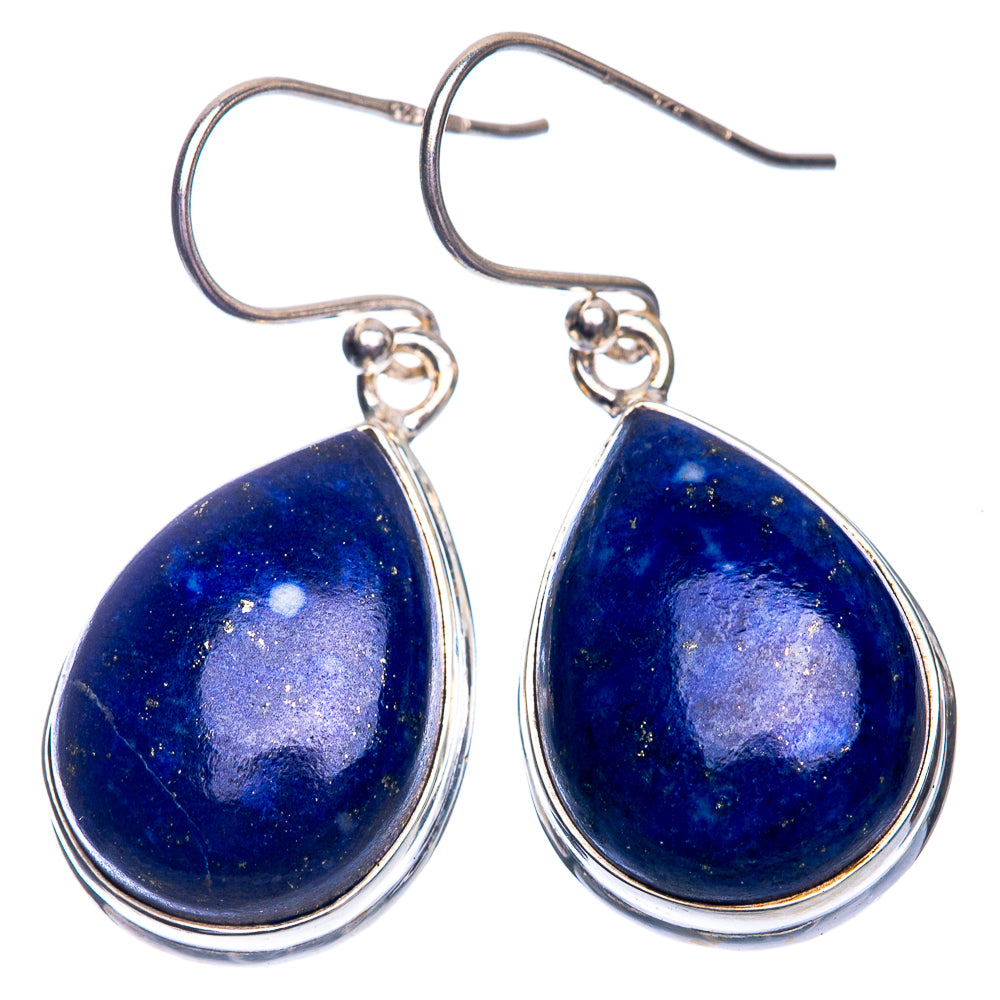 Lapis Lazuli Earrings 1 3/8" (925 Sterling Silver) E432460