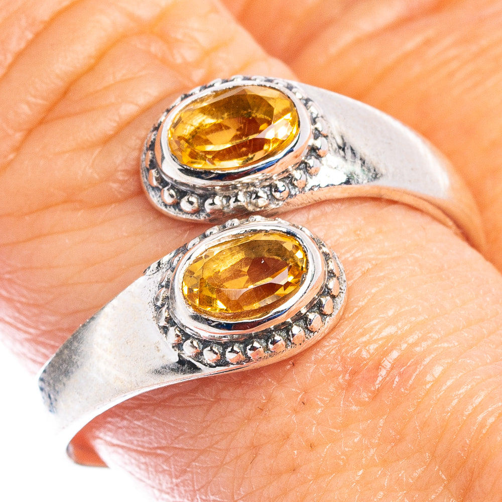 Citrine Ring Size 10 (.925 Sterling Silver)