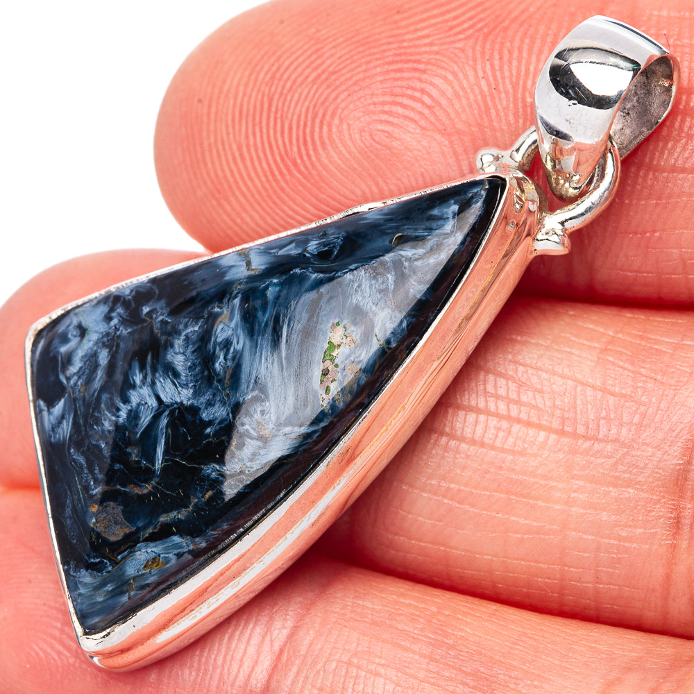 Rare Pietersite 925 Sterling Silver Pendant 1 5/8" (925 Sterling Silver) P42619