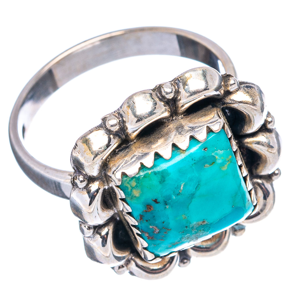 Mohave Turquoise Ring Size 8 (.925 Sterling Silver)