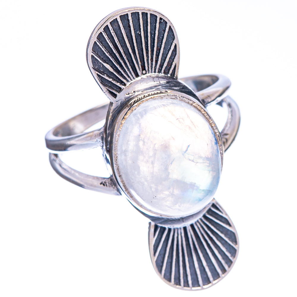 Rainbow Moonstone Ring Size 6.75 (925 Sterling Silver) R147233