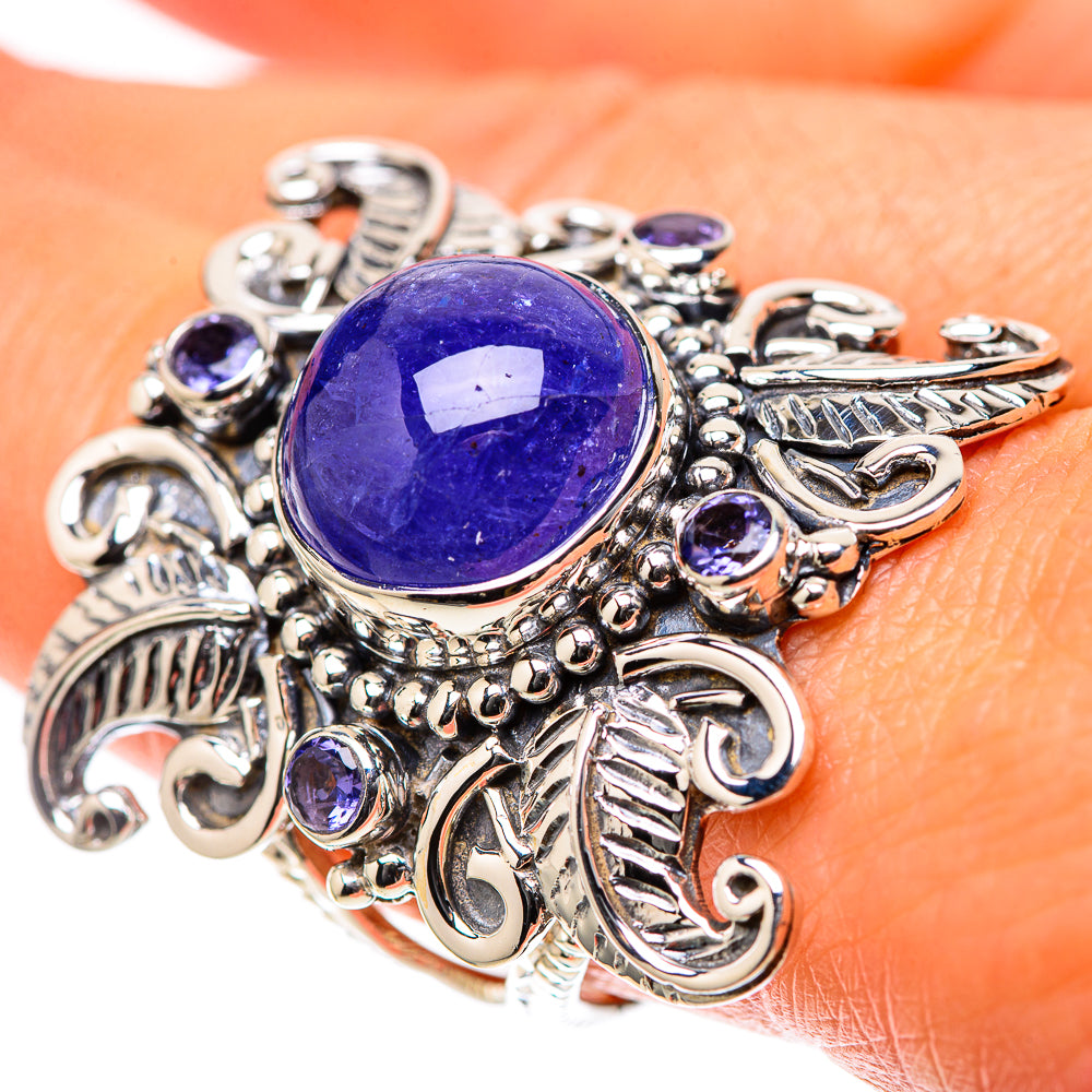 Signature Large Natural Tanzanite Ring Size 9 (925 Sterling Silver) RING138268