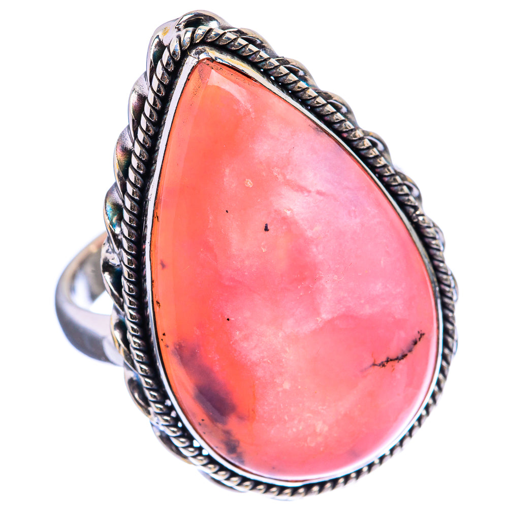 Large Pink Opal Ring Size 11.25 (925 Sterling Silver) R142879