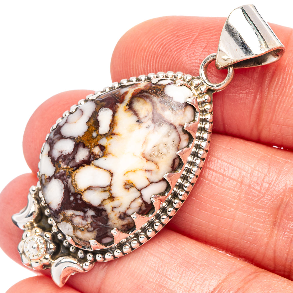 Wild Horse Jasper Pendant 1 7/8" (925 Sterling Silver) P44086