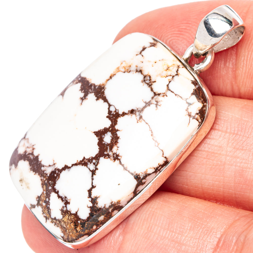 Wild Horse Jasper Pendant 1 5/8" (925 Sterling Silver) P42855