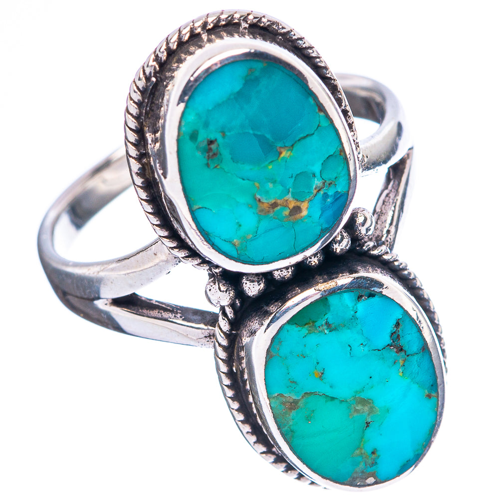 Rare Arizona Turquoise Ring Size 6.75 (925 Sterling Silver) R4514