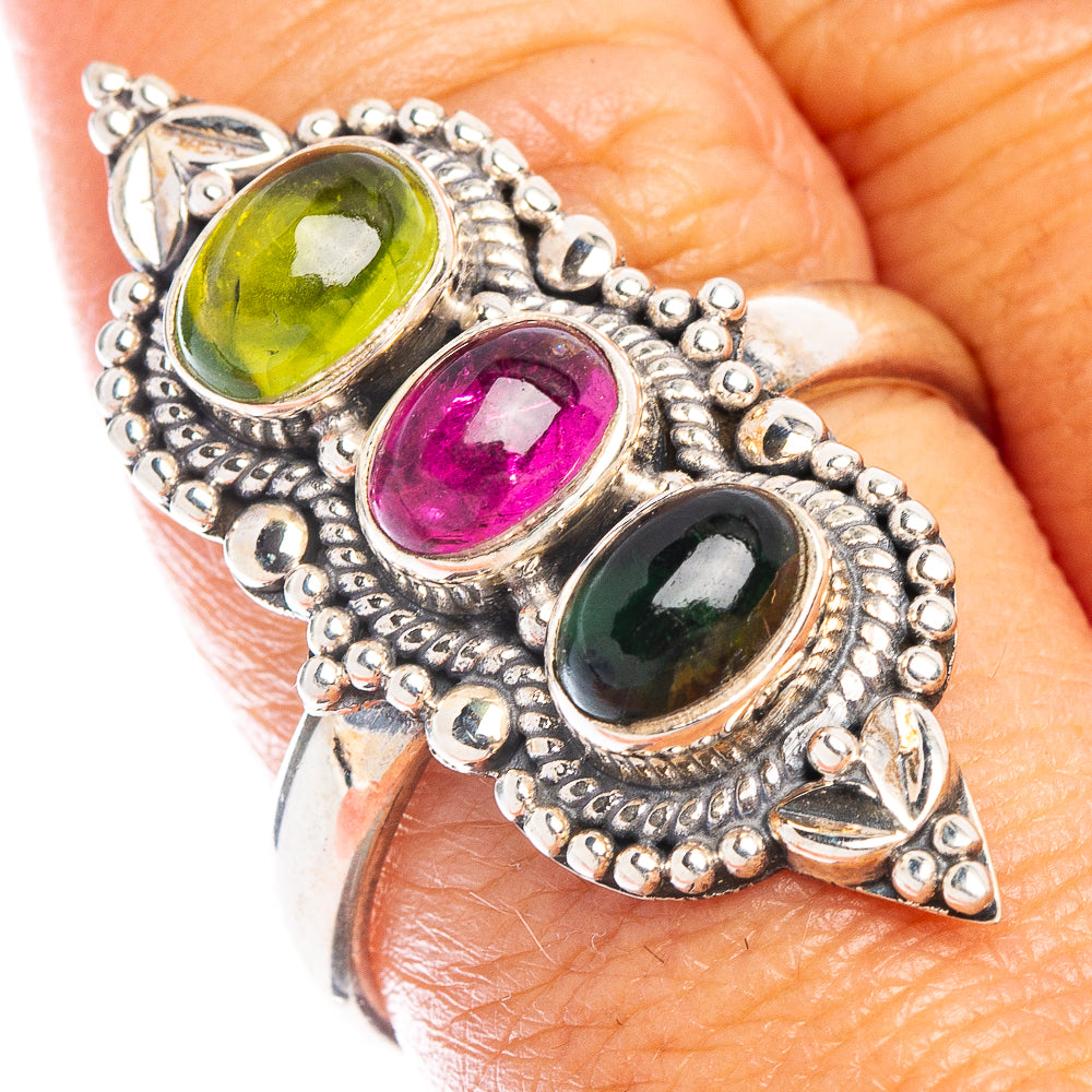 Tourmaline Ring Size 9.75 (925 Sterling Silver) R6937