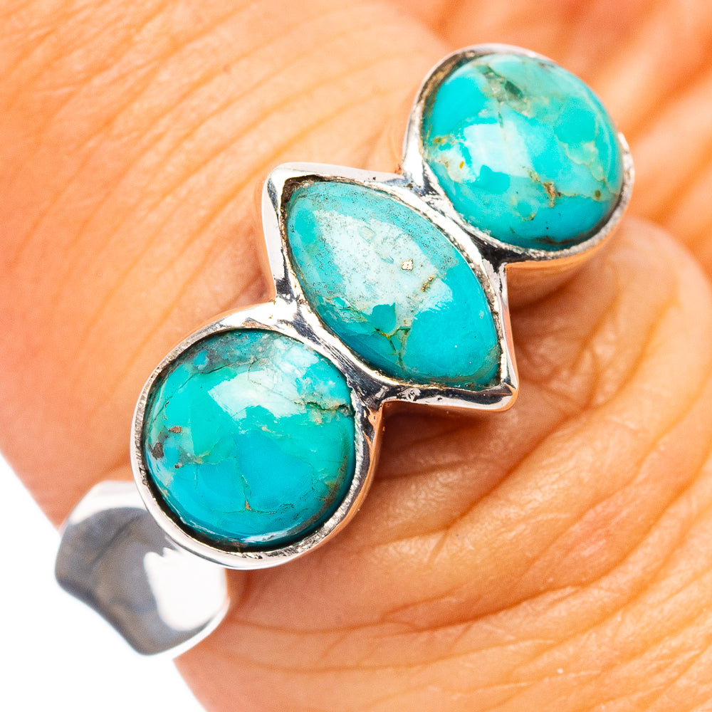 Mojave Turquoise Ring Size 7 (.925 Sterling Silver)