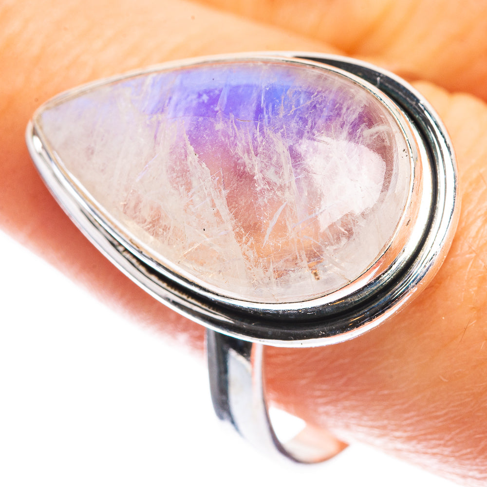 Rainbow Moonstone Ring Size 9.75 (925 Sterling Silver) RING143443