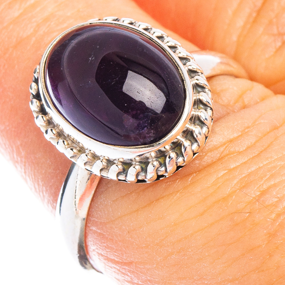 Amethyst Ring Size 7.75 (925 Sterling Silver) R6724