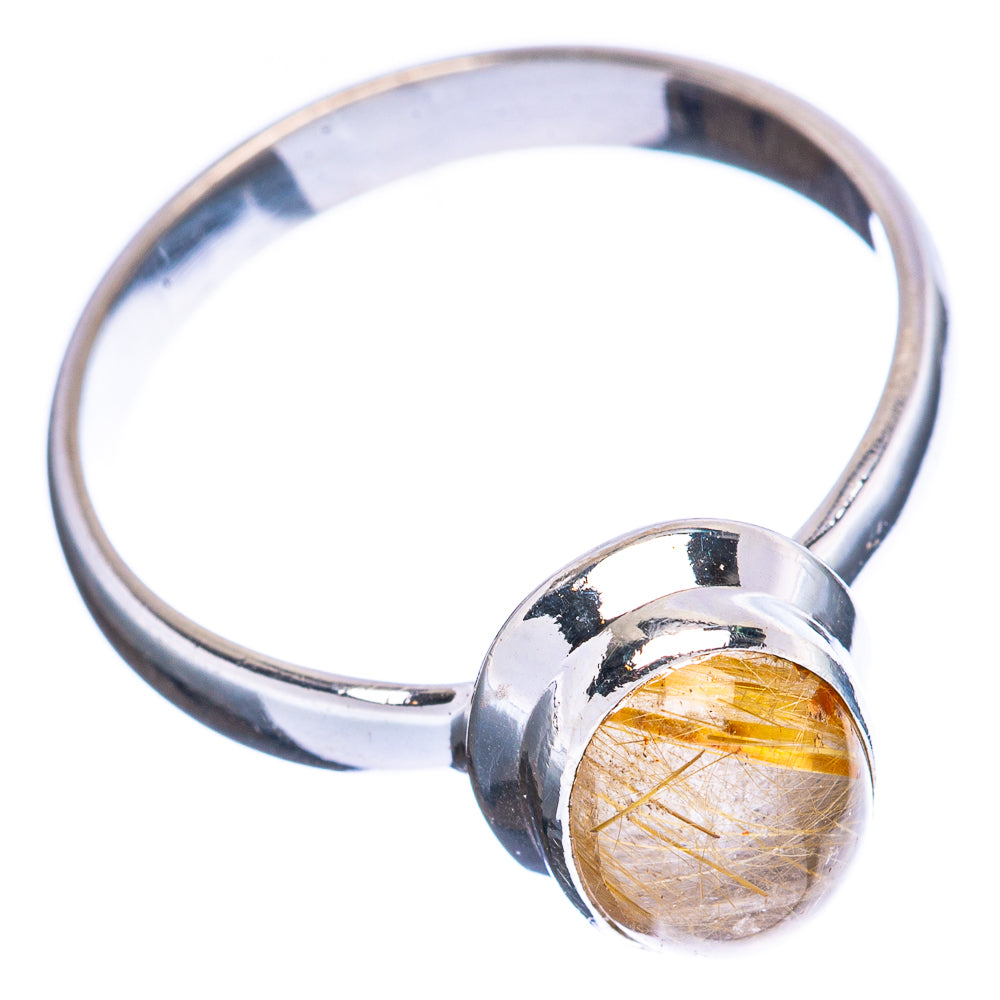 Value Rutilated Quartz Ring Size 8 (925 Sterling Silver) R3236