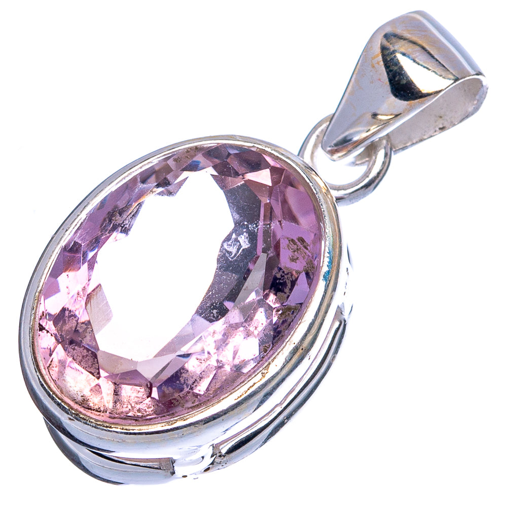Rare Faceted Ametrine Pendant 1 1/8" (925 Sterling Silver) P43355
