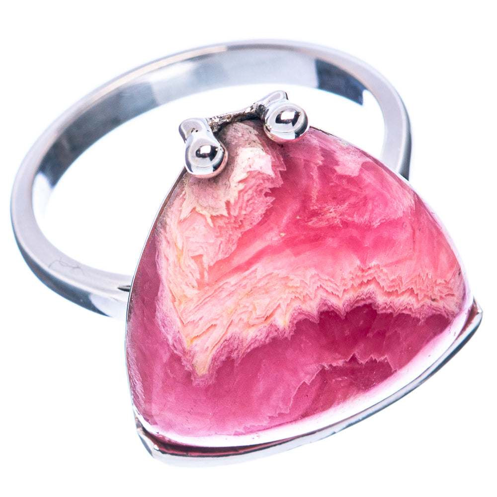 Premium Rhodochrosite 925 Sterling Silver Ring Size 6.75 (925 Sterling Silver) R2730