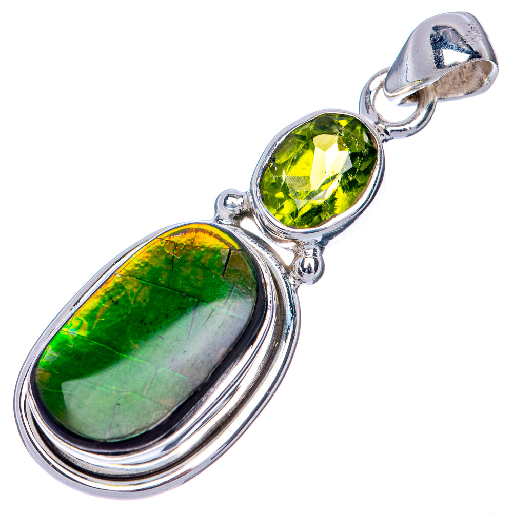 Canadian Ammolite Pendant 1 5/8" (925 Sterling Silver) PD39864