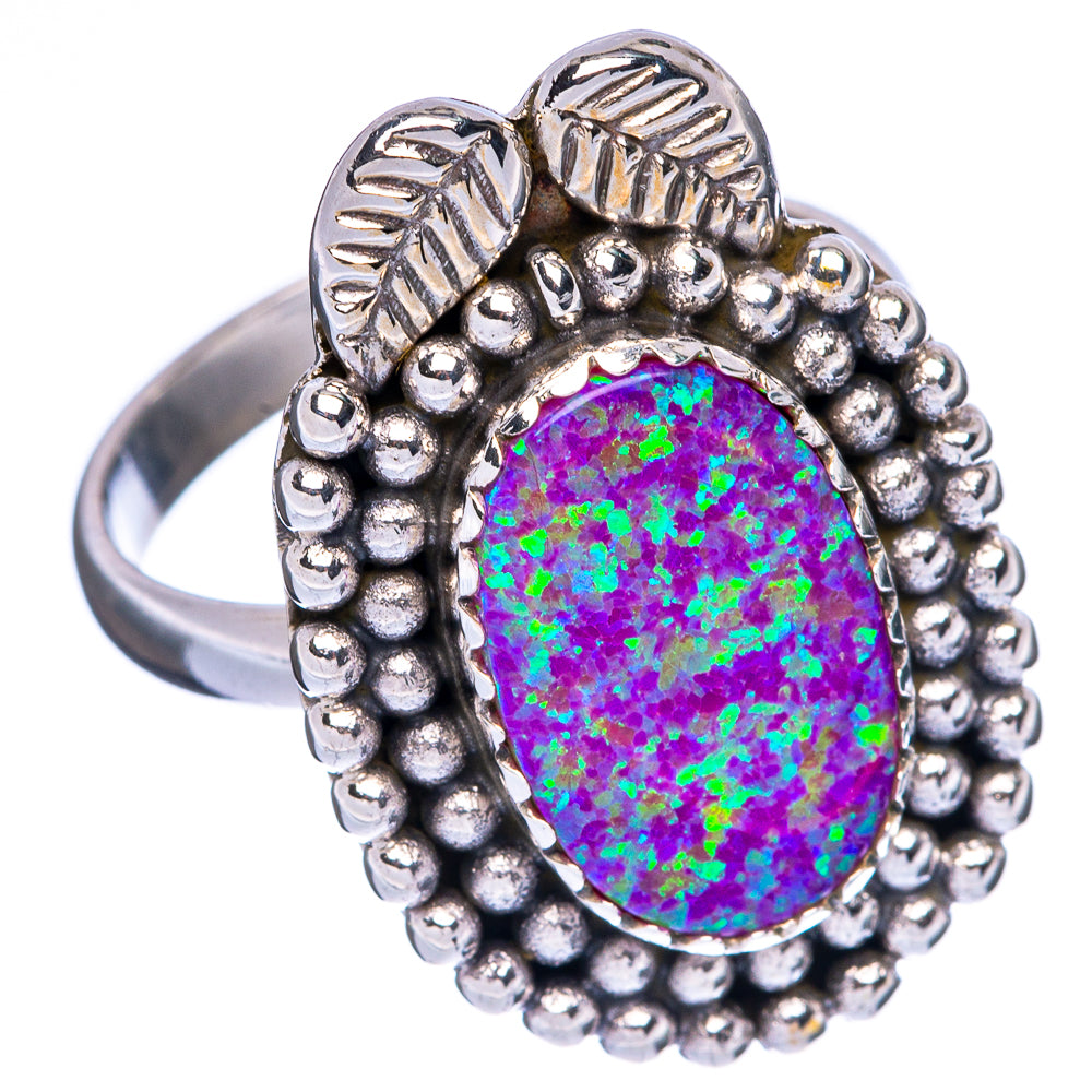 Synthetic Opal Ring Size 8 (925 Sterling Silver) R146167
