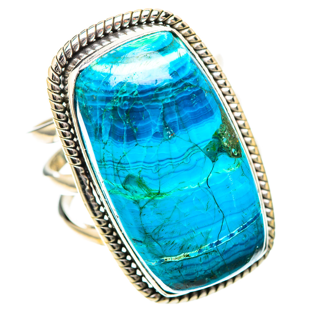 Large Chrysocolla Ring Size 7 (925 Sterling Silver) RING139119