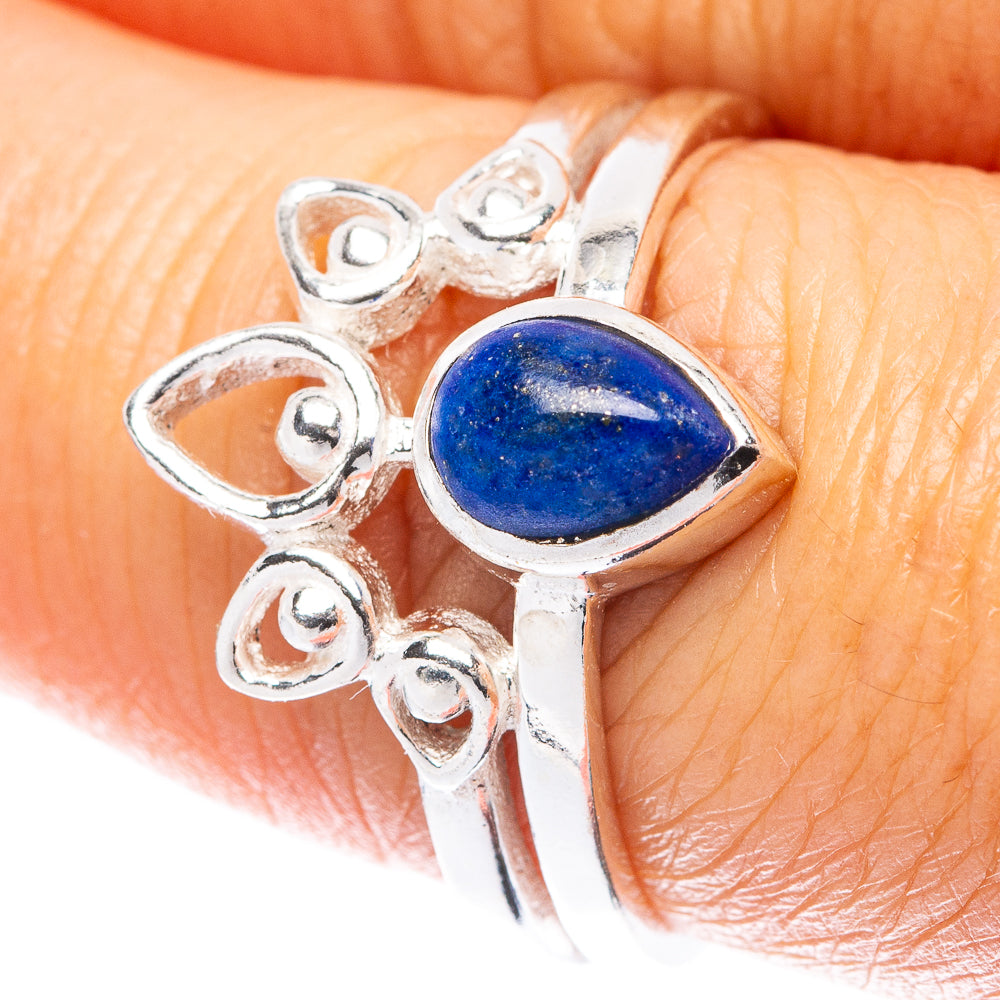 Lapis Lazuli Ring Size 8 (925 Sterling Silver) R5499
