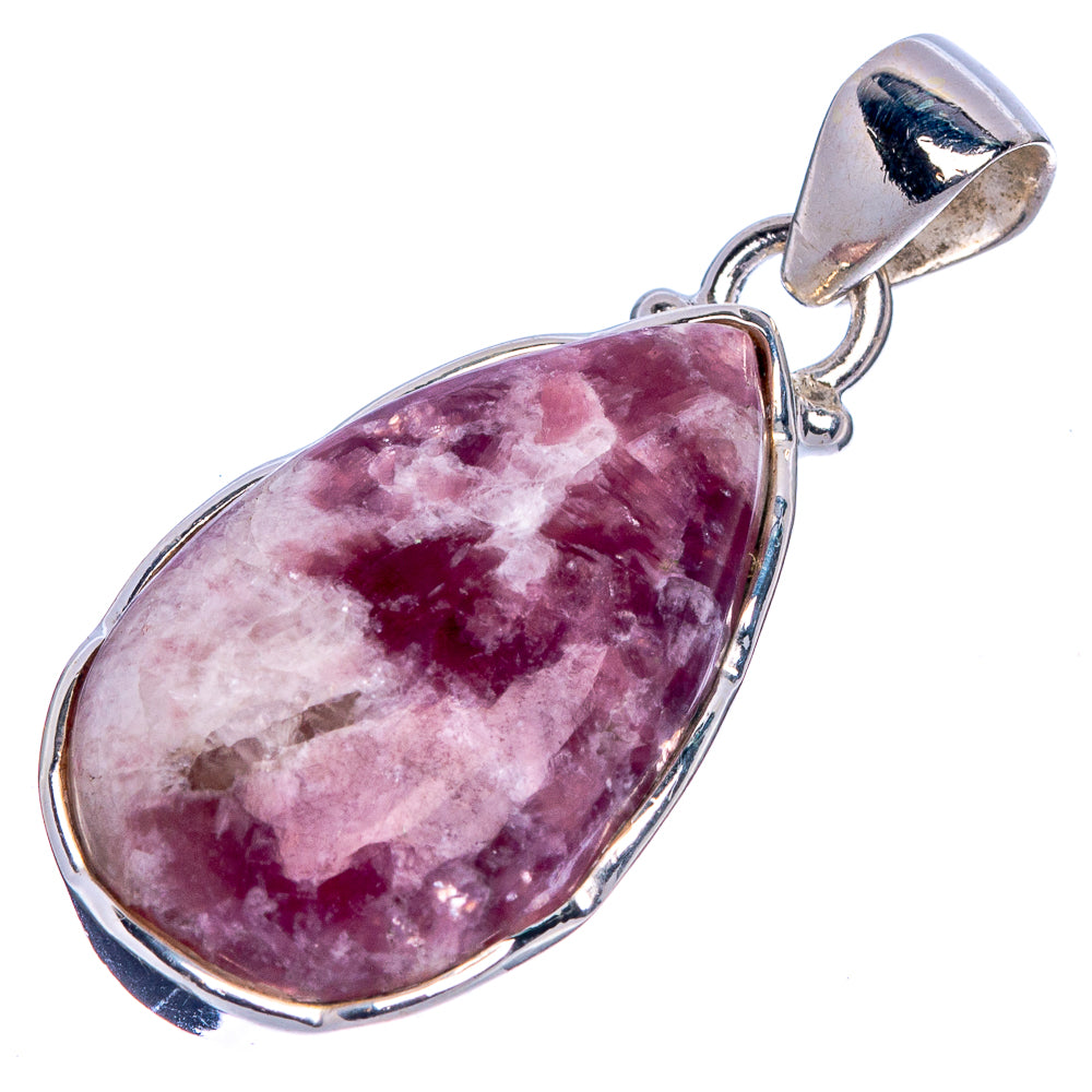 Tourmaline In Quartz Pendant 1 3/8" (925 Sterling Silver) P40763