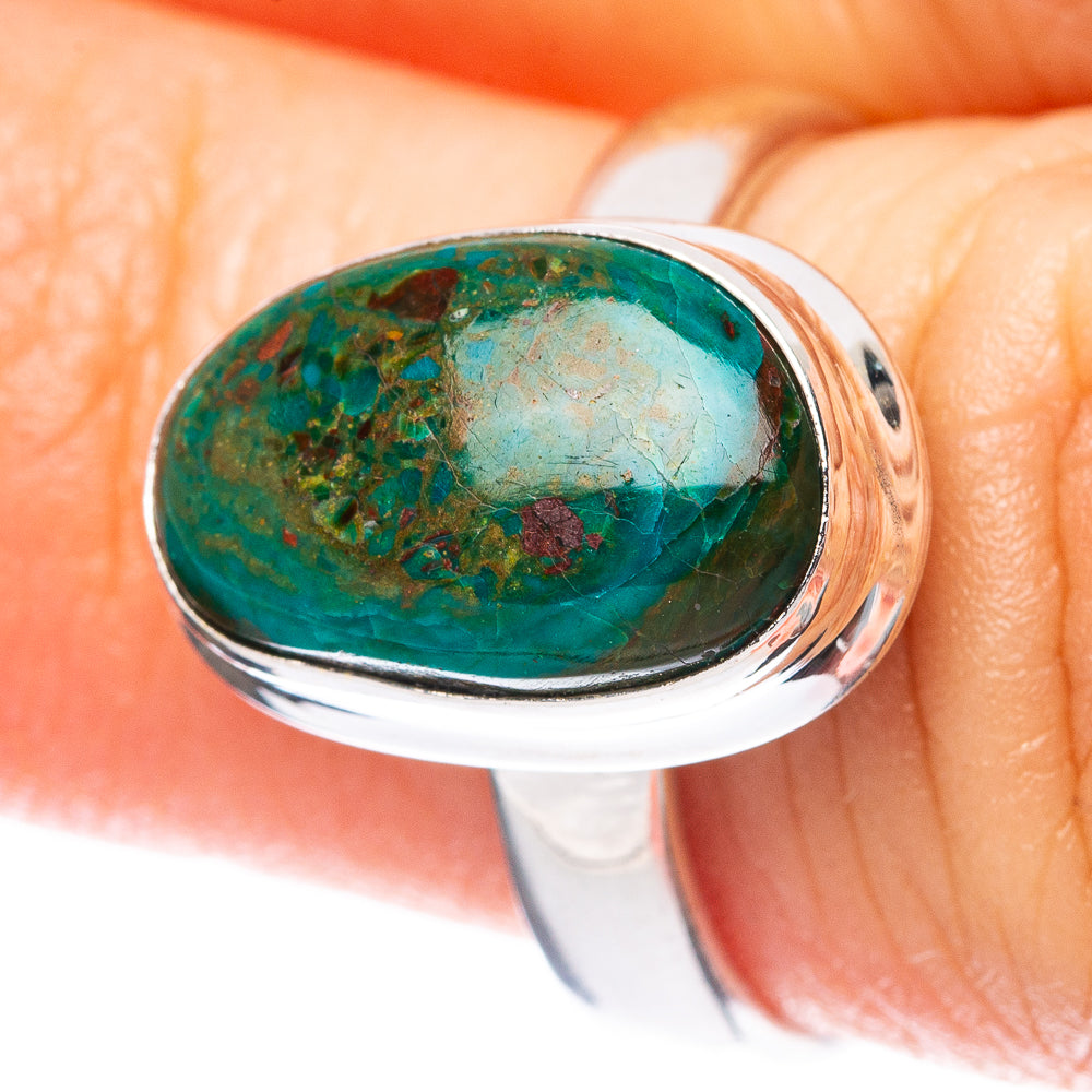 Peruvian Opal Ring Size 6 (925 Sterling Silver) R3939