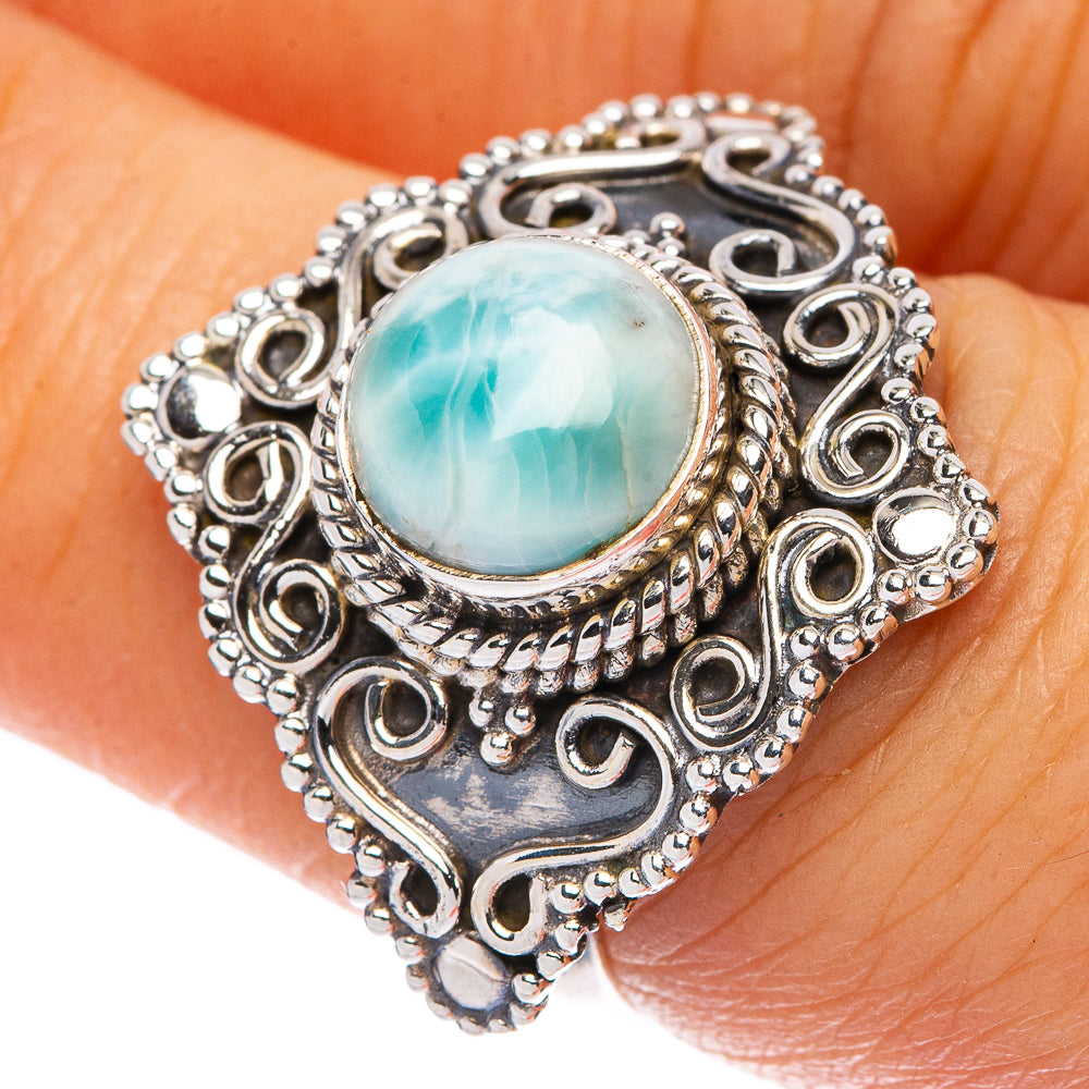 Larimar Ring Size 6.5 (925 Sterling Silver) R146095