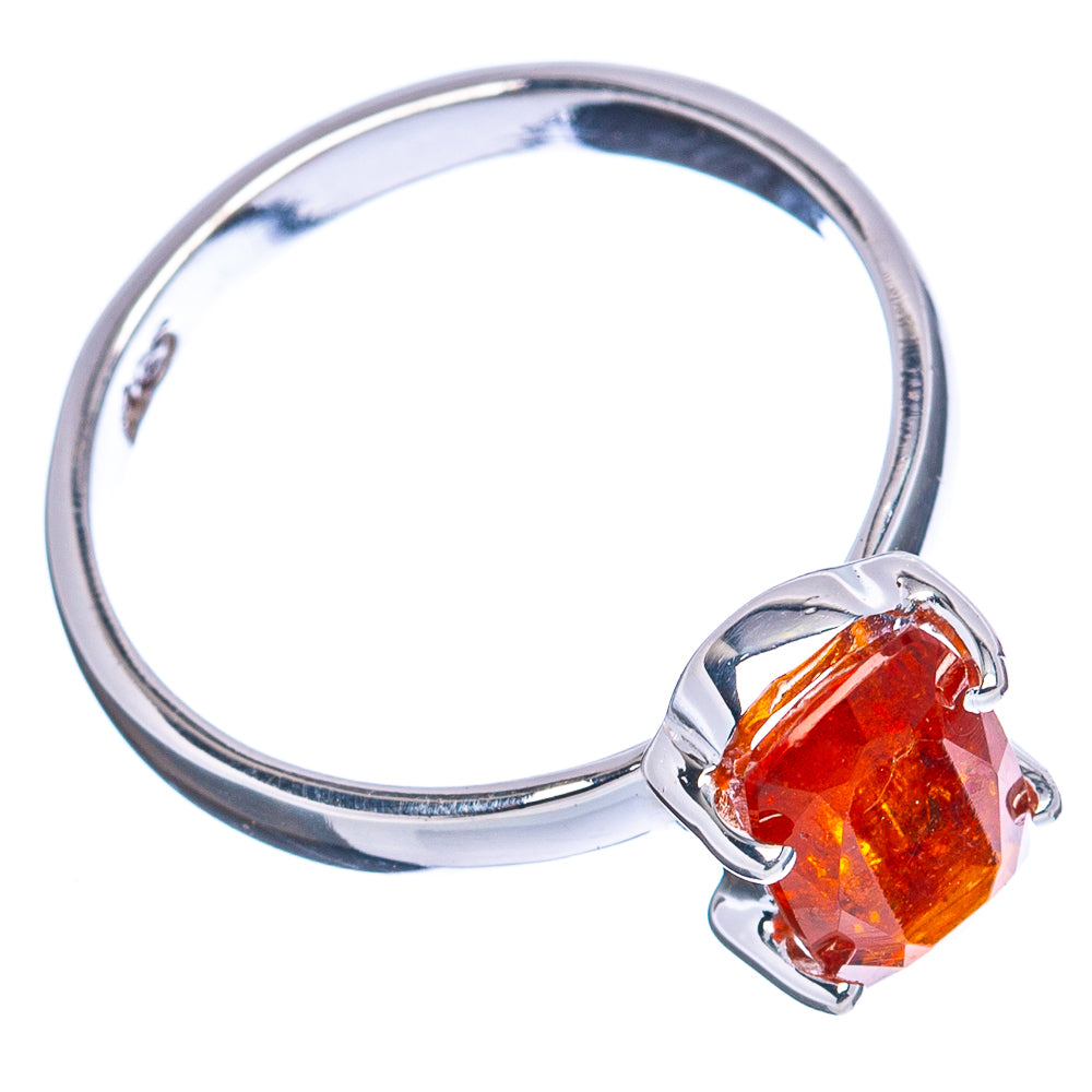Orange Kyanite Ring Size 6 (.925 Sterling Silver)