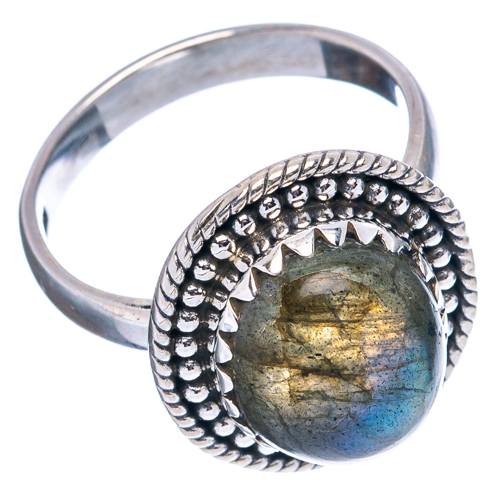 Labradorite Ring Size 6.75 (.925 Sterling Silver)