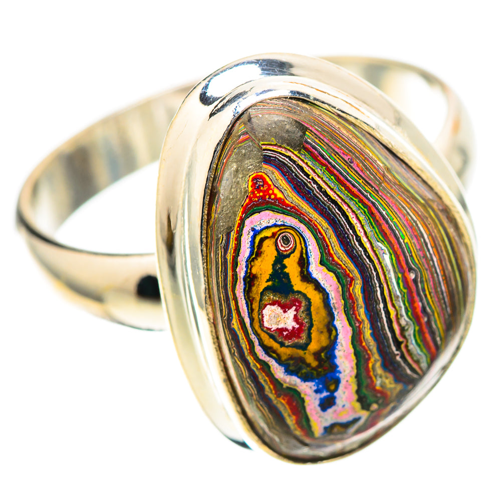 Fordite 925 Sterling Silver Ring Size 9.5 (925 Sterling Silver) RING139412