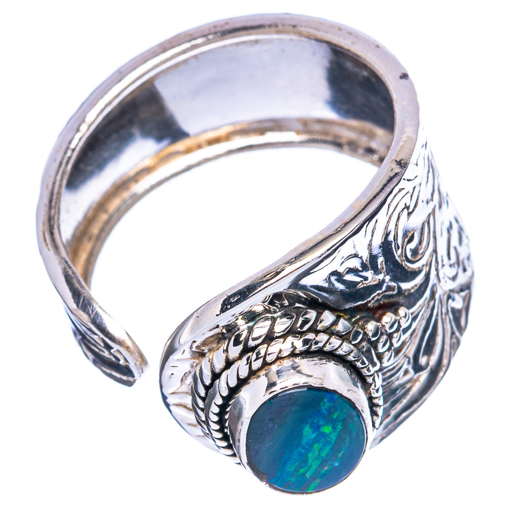 Rare  Doublet Opal Ring Size 7 (925 Sterling Silver) R3655