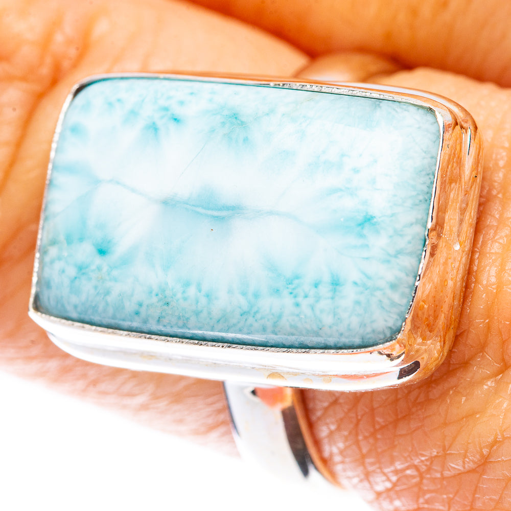 Larimar Ring Size 8.5 (925 Sterling Silver) R2199