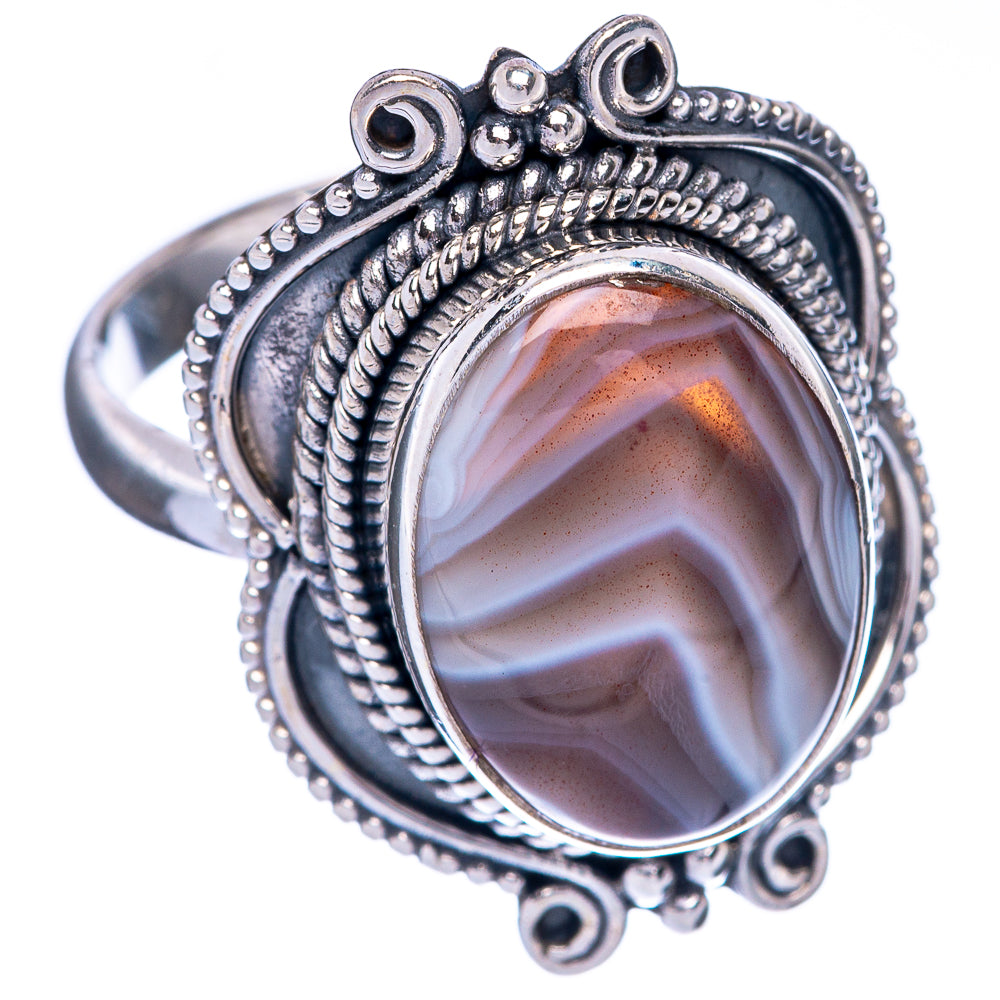 Botswana Agate Ring Size 9.75 (925 Sterling Silver) R144627
