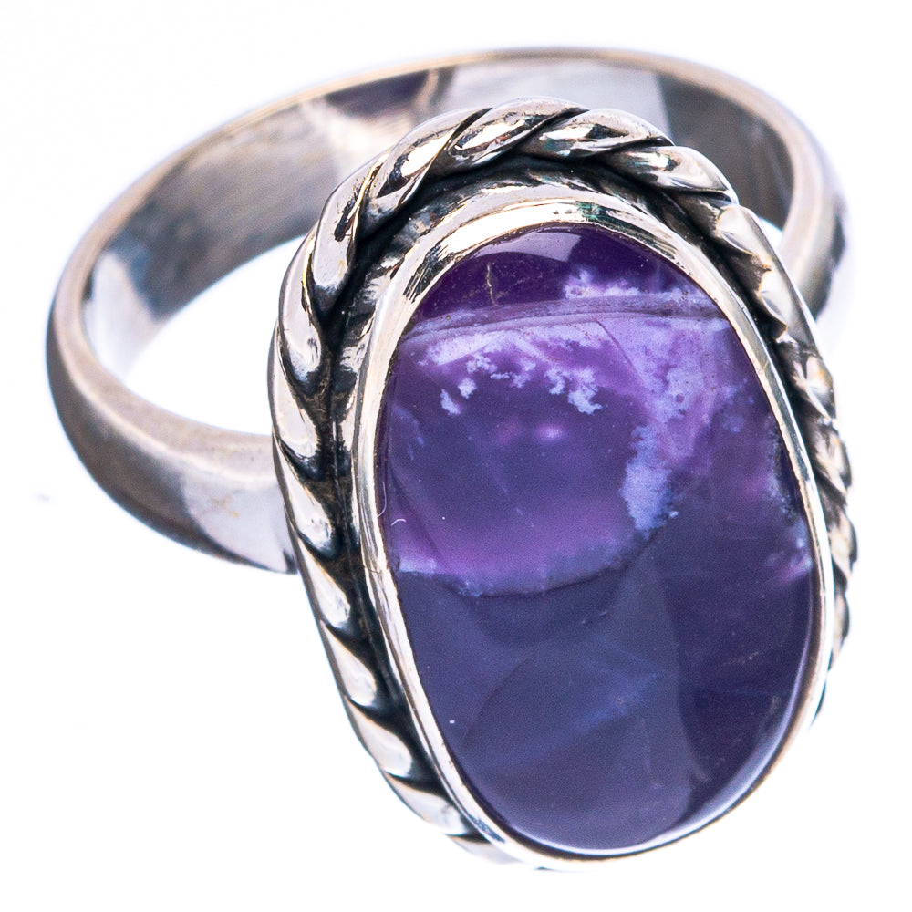 Mexican Purple Opal (Morado) Ring Size 5 (925 Sterling Silver) R5087