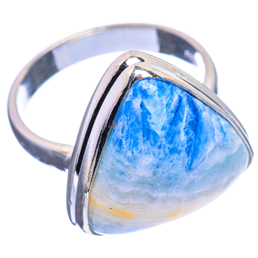 Blue Scheelite Ring Size 7 (925 Sterling Silver) R143072